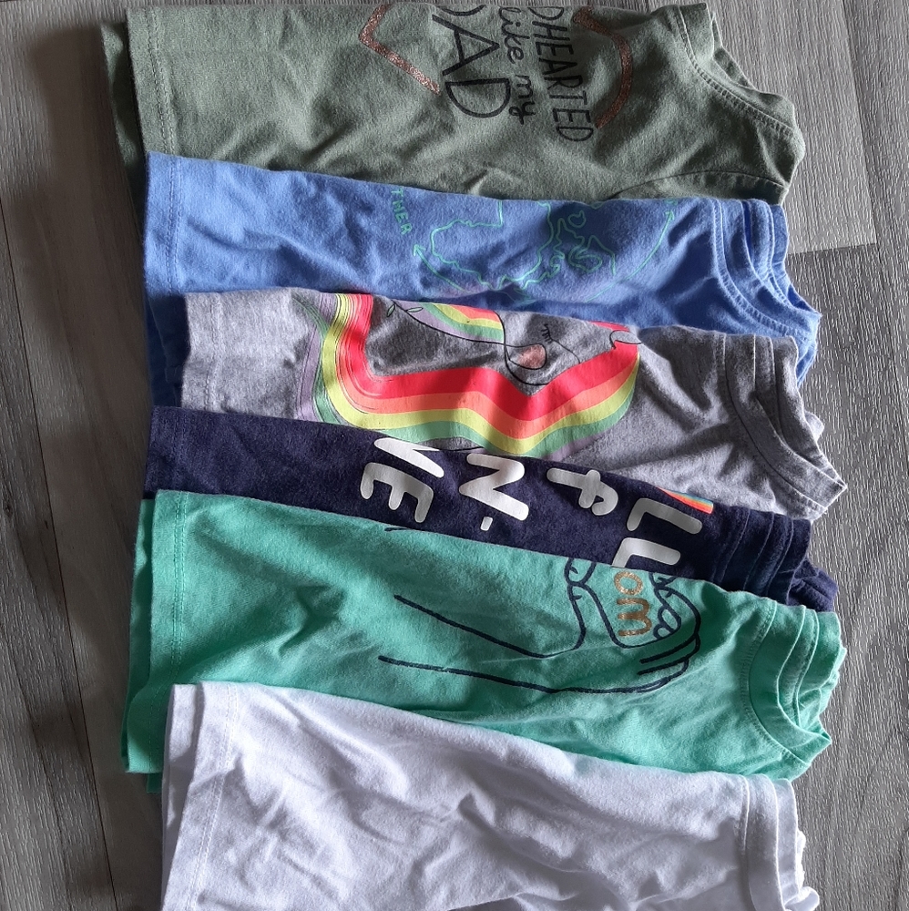 Cat And Jack 12 month t-shirts lot of 6